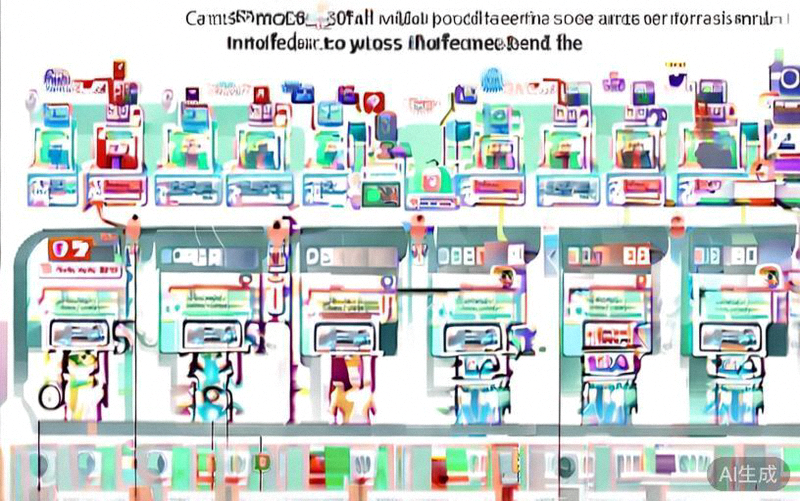 独立站承接社媒流量优化路径图 - 展示用户从不同社媒点击进入后，在独立站内经历的个性化浏览与转化流程