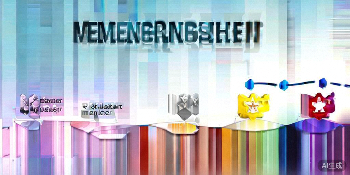 分层会员体系可视化图表 - 展示从普通会员到铂金会员的升级路径与对应权益图标