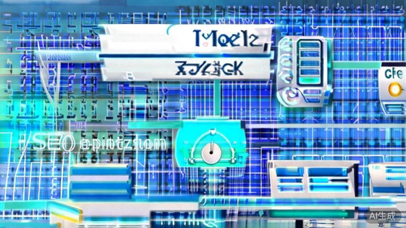 网站技术SEO优化示意图 - 展示网站速度、移动端适配、结构化数据等核心要素